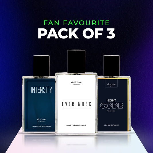 Pack of 3 - Ever Musk, Intensity & Night Code